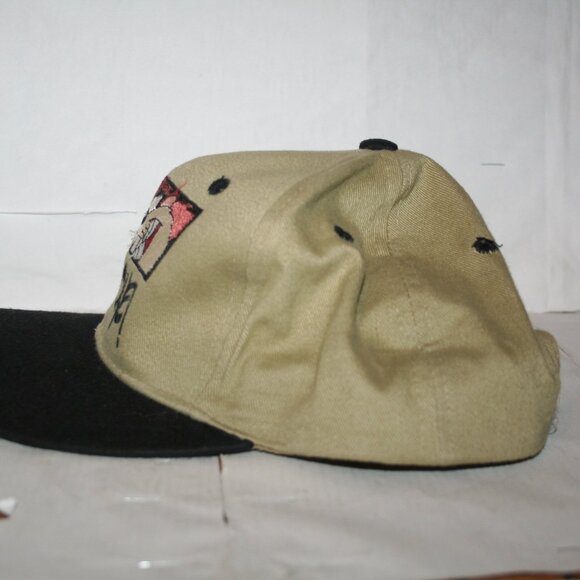 Tasmanian devil - Wild One - snap back hat - black and tan - Vintage Rare - 1996 - Picture 7 of 9